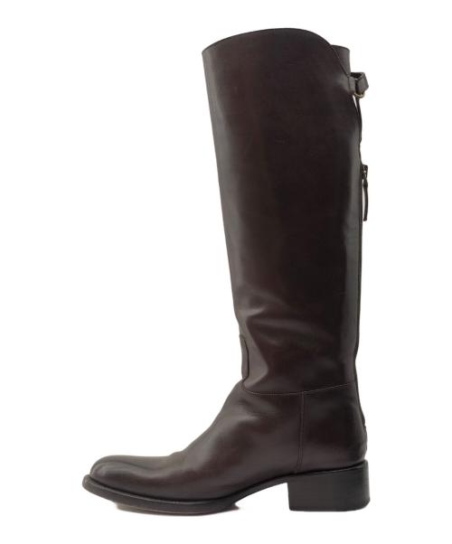 SARTORE（サルトル）SARTORE (サルトル) バックベルトロングブーツ ブラウン サイズ:36の古着・服飾アイテム