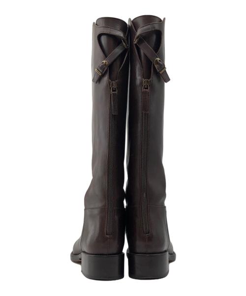 SARTORE（サルトル）SARTORE (サルトル) バックベルトロングブーツ ブラウン サイズ:36の古着・服飾アイテム