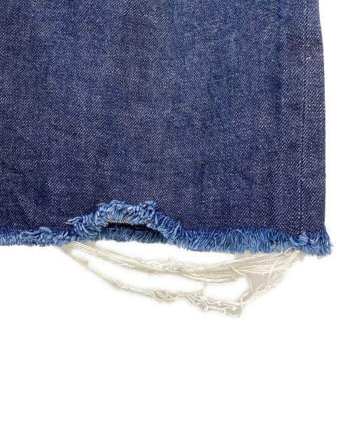 MADISON BLUE（マディソンブルー）MADISON BLUE (マディソンブルー) HEM CUT OFF STRAIGHT D/DENIM インディゴ サイズ:XSの古着・服飾アイテム