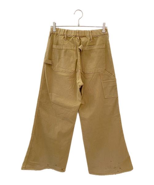 GOOD GRIEF!（グッドグリーフ）GOOD GRIEF! (グッドグリーフ) ダメージペインターパンツ ベージュ サイズ:Mの古着・服飾アイテム