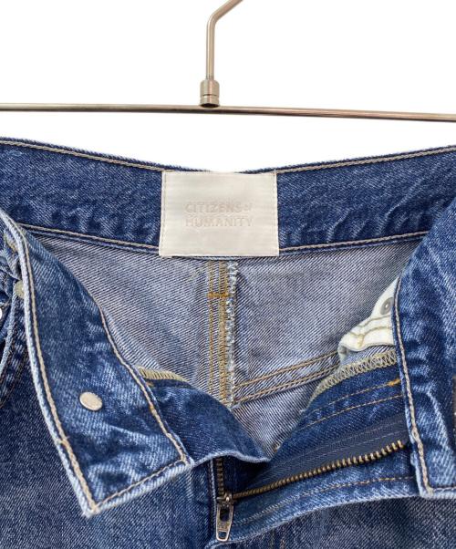 Citizens of humanity（シチズンズオブヒューマニティ）Citizens of humanity (シチズンズオブヒューマニティ) CIRCOLO MAXIバックスリットデニムスカート ブルー サイズ:25の古着・服飾アイテム