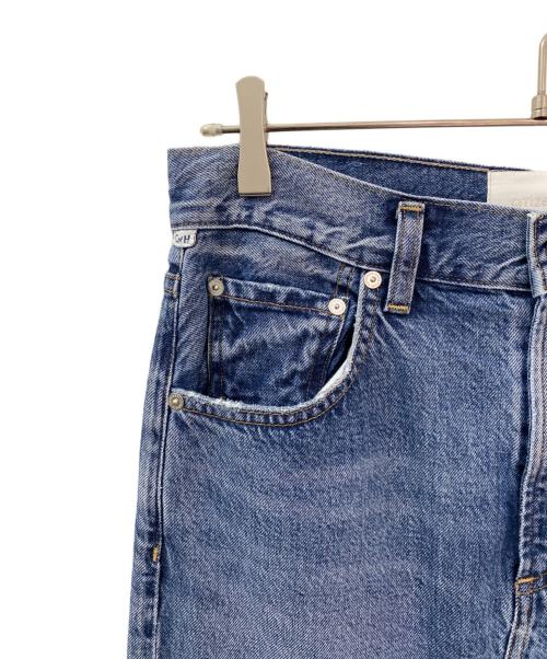 Citizens of humanity（シチズンズオブヒューマニティ）Citizens of humanity (シチズンズオブヒューマニティ) CIRCOLO MAXIバックスリットデニムスカート ブルー サイズ:25の古着・服飾アイテム