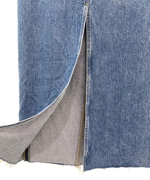 Citizens of humanity（シチズンズオブヒューマニティ）Citizens of humanity (シチズンズオブヒューマニティ) CIRCOLO MAXIバックスリットデニムスカート ブルー サイズ:25の古着・服飾アイテム