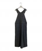 UNION LAUNCHユニオンランチ）の古着「Herringbone Tweed Flare Jumper Dress」｜グレー