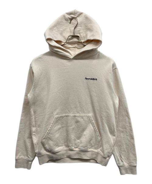 Sporty & Rich（スポーティーアンドリッチ）Sporty & Rich (スポーティーアンドリッチ) プルオーバーパーカー クリーム サイズ:Mの古着・服飾アイテム