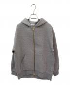 EVERYDAY I LIKE.エヴリデイ アイ ライク）の古着「Oversized ジップ フーディー」｜グレー