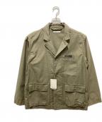 JOURNAL STANDARD×東野デニムジャーナルスタンダード×ヒガシノデニム）の古着「BACK SATIN JACKET」｜オリーブ