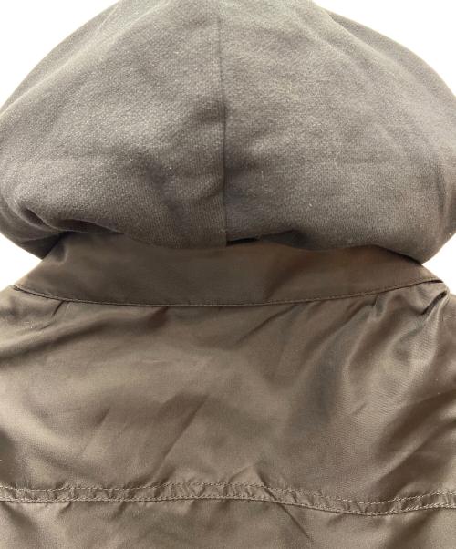 PULP（パルプ）PULP (パルプ) 417 by EDIFICE (417 バイ エディフィス) フーディナイロントラッカージャケット ブラック サイズ:Lの古着・服飾アイテム