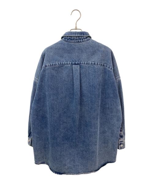 LMND（レモネード）LMND (レモネード) デニムプルオーバーシャツ インディゴ サイズ:Mの古着・服飾アイテム