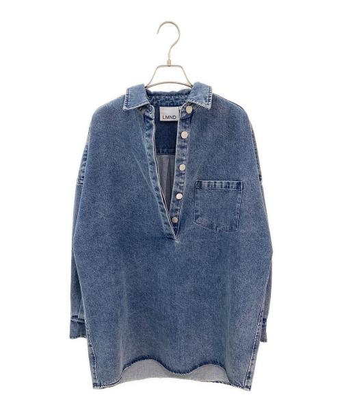LMND（レモネード）LMND (レモネード) デニムプルオーバーシャツ インディゴ サイズ:Mの古着・服飾アイテム