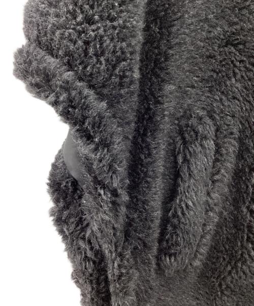 ticca（ティッカ）TICCA (ティッカ) ウールファーポンチョ ブラック サイズ:FREE　　　　　の古着・服飾アイテム