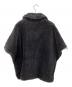 TICCA (ティッカ) ウールファーポンチョ ブラック サイズ:FREE　　　　　：21000円