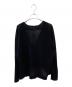 ebure (エブール) シアーコットンアセテート カーディガン ブラック サイズ:38：12000円