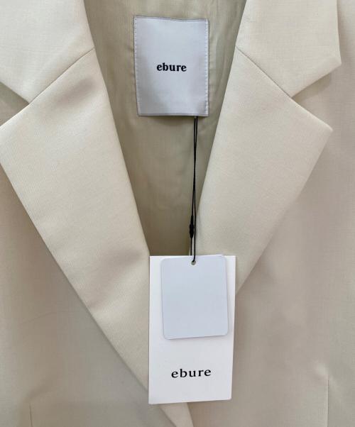 ebure（エブール）ebure (エブール) ドライポプリンジャケット アイボリー サイズ:38 未使用品の古着・服飾アイテム
