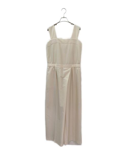 ebure（エブール）ebure (エブール) ドライポプリンオールインワン アイボリー サイズ:38の古着・服飾アイテム