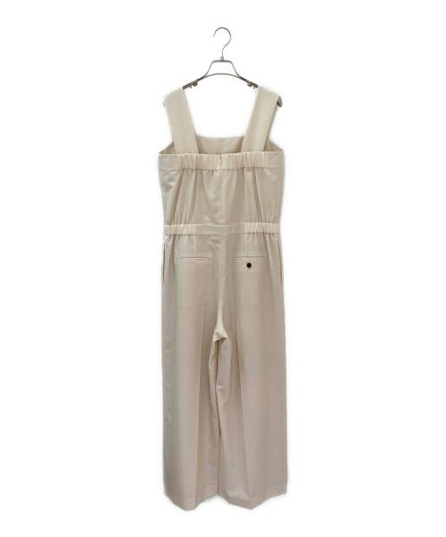 ebure（エブール）ebure (エブール) ドライポプリンオールインワン アイボリー サイズ:38の古着・服飾アイテム