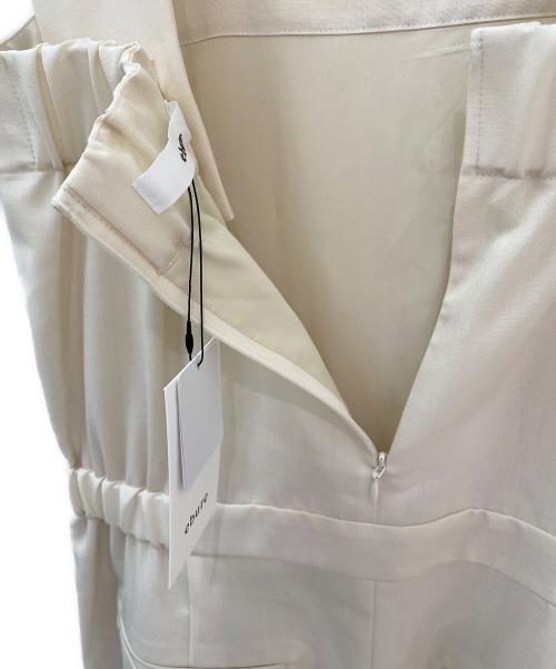 ebure（エブール）ebure (エブール) ドライポプリンオールインワン アイボリー サイズ:38の古着・服飾アイテム