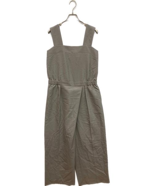 ebure（エブール）ebure (エブール) ドライポプリンオールインワン グレー サイズ:38の古着・服飾アイテム