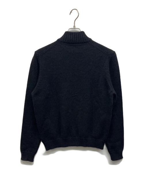 Zanone（ザノーネ）Zanone (ザノーネ) スタンドカラージップアップニットカーディガン ブラック サイズ:46の古着・服飾アイテム