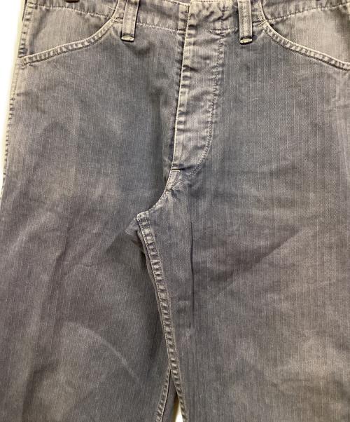 orSlow（オアスロウ）orSlow (オアスロウ) ヘリンボーン ユティリティーワークパンツ ブルー サイズ:SIZE 2の古着・服飾アイテム
