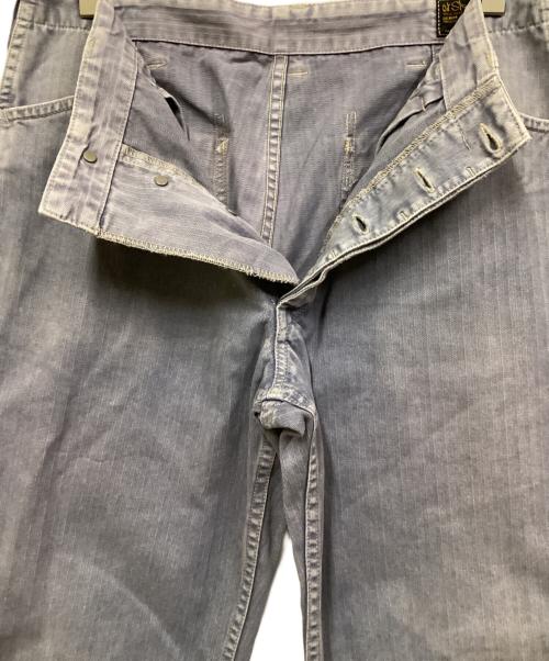 orSlow（オアスロウ）orSlow (オアスロウ) ヘリンボーン ユティリティーワークパンツ ブルー サイズ:SIZE 2の古着・服飾アイテム