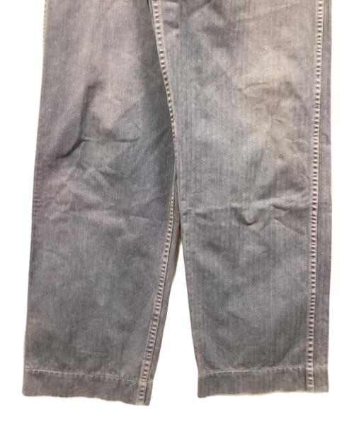 orSlow（オアスロウ）orSlow (オアスロウ) ヘリンボーン ユティリティーワークパンツ ブルー サイズ:SIZE 2の古着・服飾アイテム