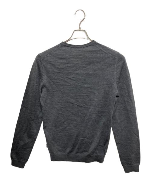BOSS HUGO BOSS（ボス ヒューゴボス）BOSS HUGO BOSS (ボス ヒューゴボス) Vネックニット グレー サイズ:S 未使用品の古着・服飾アイテム