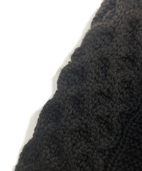 Venit（ヴェニット）venit (ヴェニット) Hand Alan knit ブラック サイズ:38の古着・服飾アイテム