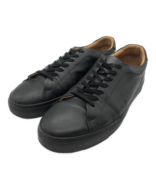 TOSS（トス）TOSS (トス) Chester（チェスター）レースアップレザースニーカー ブラック サイズ:SIZE 9の古着・服飾アイテム