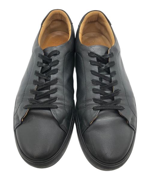 TOSS（トス）TOSS (トス) Chester（チェスター）レースアップレザースニーカー ブラック サイズ:SIZE 9の古着・服飾アイテム