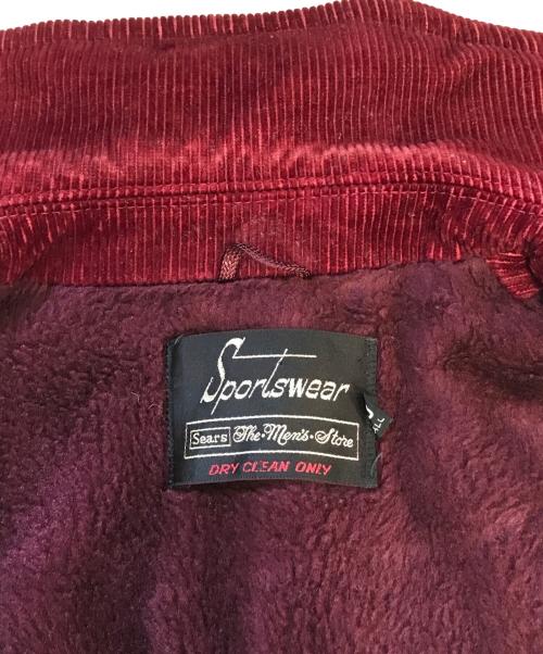 Sears Sportsweat（シアーズスポーツウェア）Sears Sportsweat (シアーズスポーツウェア) コーディロイコート レッド サイズ:40の古着・服飾アイテム