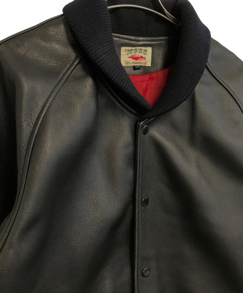 MFSB BY FARMERS（ファーマーズ）MFSB by FARMERS (ファーマーズ) レザージャケット ブラック サイズ:Lの古着・服飾アイテム