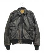 Schottショット）の古着「A-2レザーフライトジャケット」｜ブラウン