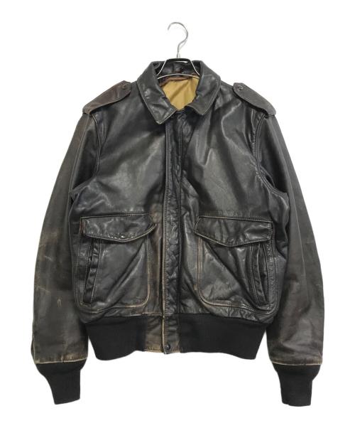 Schott（ショット）Schott (ショット) A-2レザーフライトジャケット ブラウン サイズ:42の古着・服飾アイテム