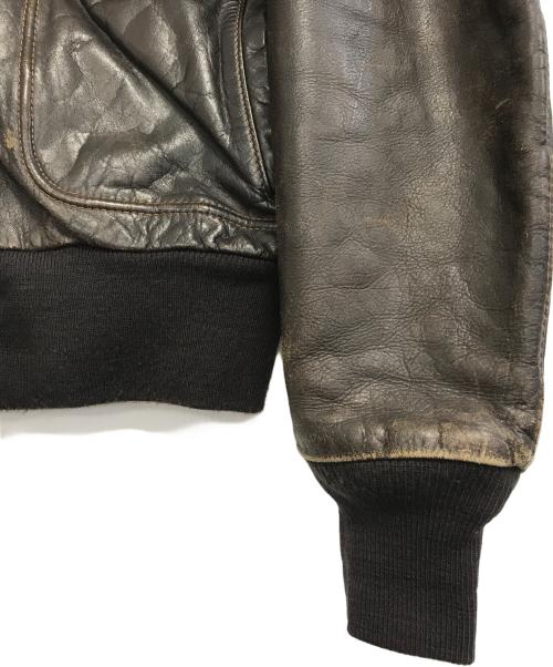 Schott（ショット）Schott (ショット) A-2レザーフライトジャケット ブラウン サイズ:42の古着・服飾アイテム