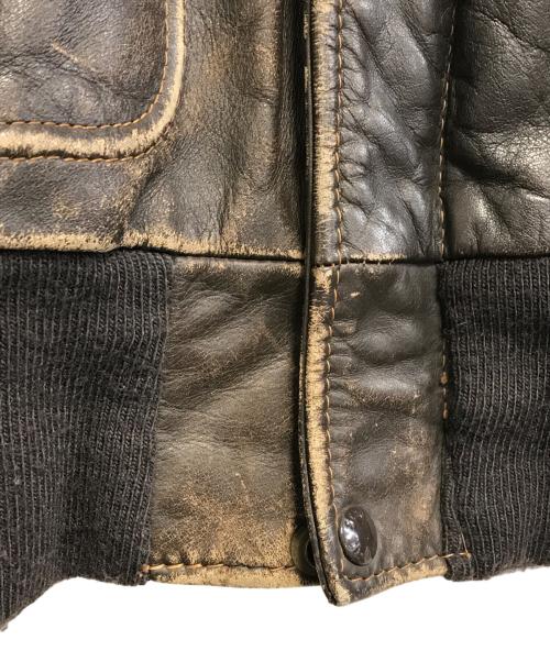 Schott（ショット）Schott (ショット) A-2レザーフライトジャケット ブラウン サイズ:42の古着・服飾アイテム