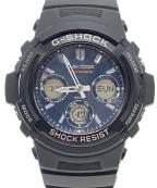 CASIOカシオ）の古着「G-SHOCKデジアナウォッチ」｜ネイビー