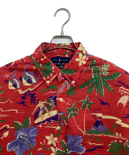 RALPH LAUREN（ラルフローレン）RALPH LAUREN (ラルフローレン) アロハシャツ レッド サイズ:Lの古着・服飾アイテム