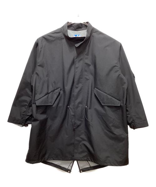Powderhorn Mountaineering（パウダーホーン マウンテニアリング）Powderhorn Mountaineering (パウダーホーン マウンテニアリング) モッズコート ブラック サイズ:Ｌの古着・服飾アイテム