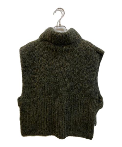 ISABEL MARANT ETOILE（イザベルマランエトワール）ISABEL MARANT ETOILE (イザベルマランエトワール) ニットベスト グリーン サイズ:SIZE 38の古着・服飾アイテム