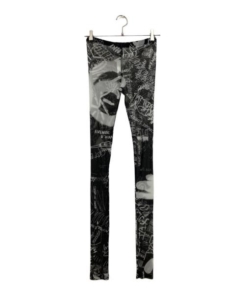 MM6 Maison Margiela（エムエムシックスメゾンマルジェラ）MM6 Maison Margiela (エムエムシックスメゾンマルジェラ) シアーレギンスパンツ ブラック サイズ:XSの古着・服飾アイテム