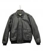 L.L.Beanエルエルビーン）の古着「シンサレートゴートスキンA-2フライトジャケット」｜ブラック