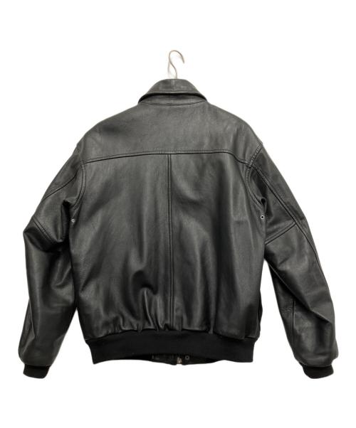 L.L.Bean（エルエルビーン）L.L.Bean (エルエルビーン) シンサレートゴートスキンA-2フライトジャケット ブラック サイズ:Lの古着・服飾アイテム