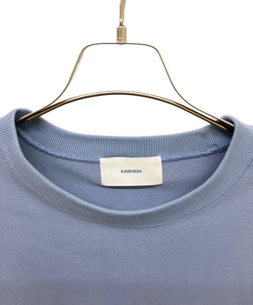 KANEMASA（カネマサ）KANEMASA (カネマサ) SUPER FINE GAUGE LOOSE FIT PULL OVER ブルー サイズ:3の古着・服飾アイテム