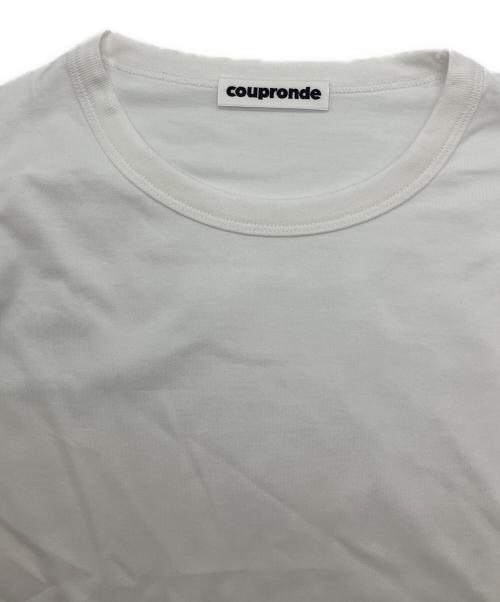 coupronde（クープロンド）coupronde (クープロンド) スヴィンコットンBOX TEE ホワイト サイズ:48 未使用品の古着・服飾アイテム