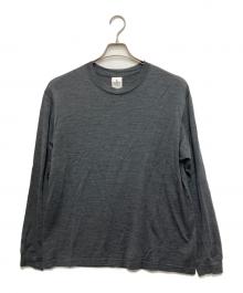 BAMBOO SHOOTS（バンブーシュート）の古着「MERINO WOOL LONG SLEEVE T-SHIRT」｜グレー