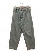 BEAMSビームス）の古着「ワイドテーパードデニム」｜インディゴ