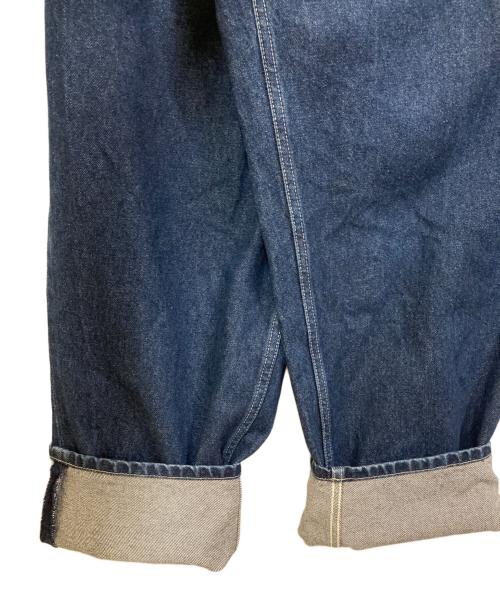BEAMS（ビームス）BEAMS (ビームス) ワイドテーパードデニム インディゴ サイズ:SIZE Mの古着・服飾アイテム
