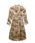 LE CIEL BLEU（ルシェルブルー）の古着「25A65305　Landscape Print Dress」｜ベージュ