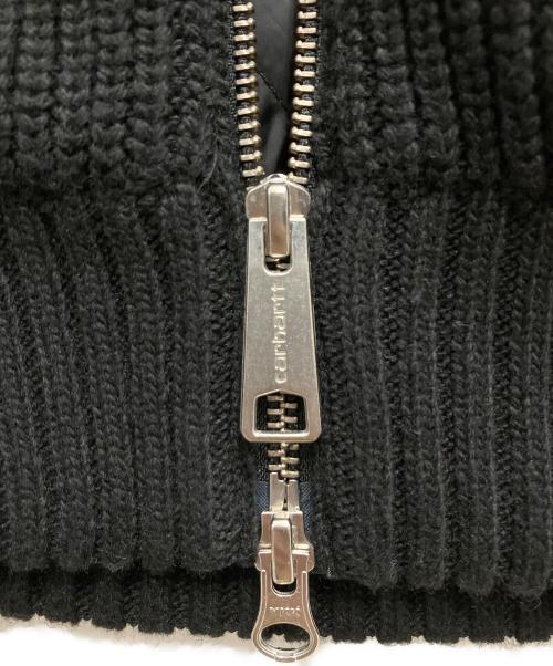 Carhartt WIP（カーハート ワークインプログレス）Carhartt WIP (カーハート ワークインプログレス) BANLEY SWEATERJACKET ブラック サイズ:Mの古着・服飾アイテム